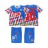 Camisola AFC Ajax BERGKAMP 10 1989 1990 Retro Criança Equipamento Segundo Manga Comprida